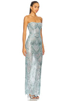 Bronx and Banco Giselle Powder Maxi Dress  by Bronx and Banco available for hire in Australia