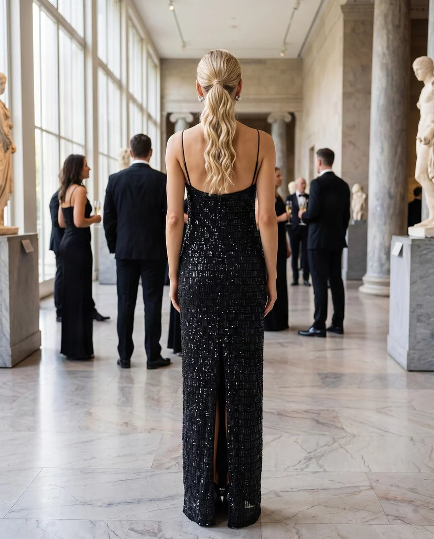 Arcina Ori Stevie Dress - Black by Arcina Ori available for hire in Australia