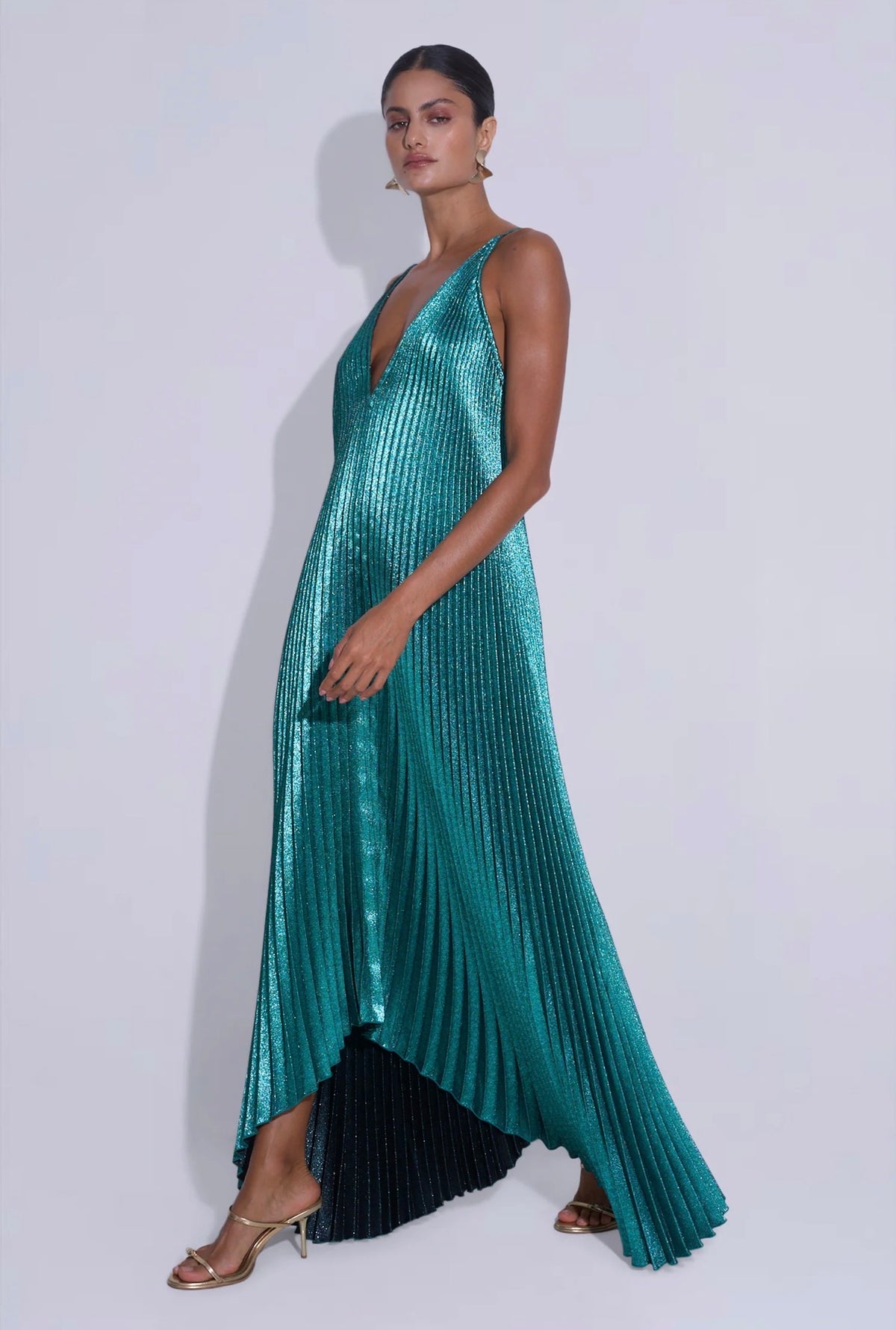 The Muse gown in jewel glitter  by Lidee available for hire in Sydney, NSW