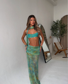 Aquamarine set by Luana the Label available for hire in Gold Coast, Queensland