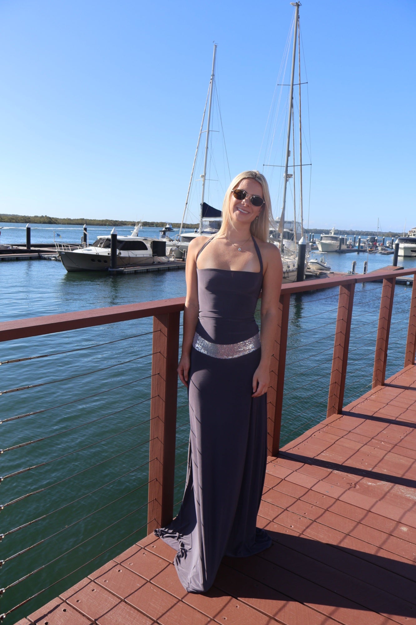 Toscana Maxi Dress  by Sylavieswimwear available for hire in Gold Coast, Queensland