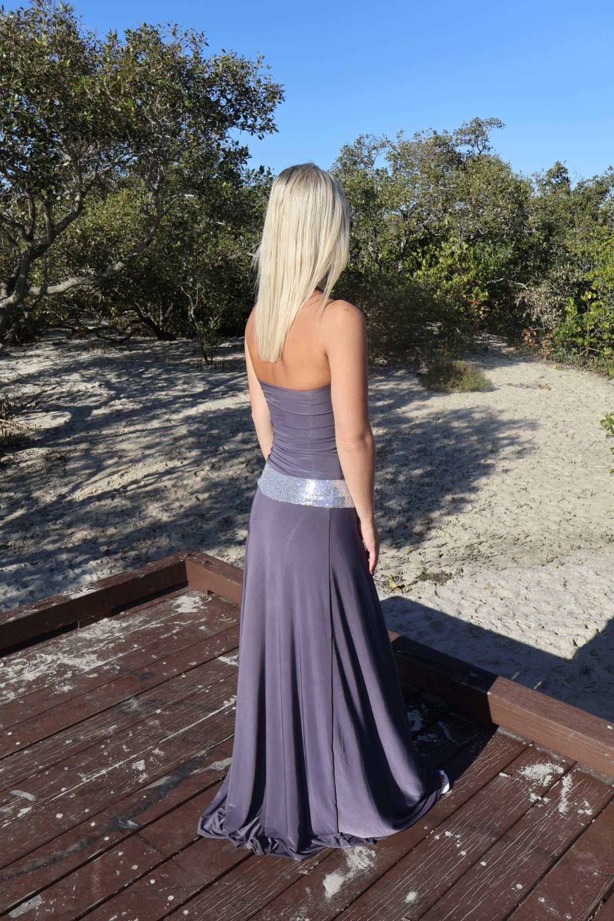 Toscana Maxi Dress  by Sylavieswimwear available for hire in Gold Coast, Queensland