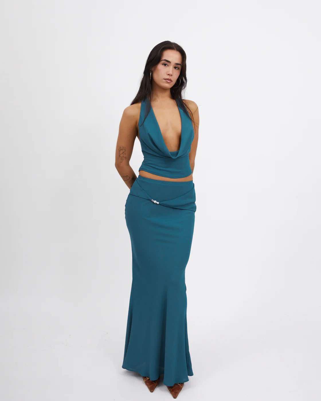 Kaia set  by Katali the label  available for hire in Gold Coast, Queensland