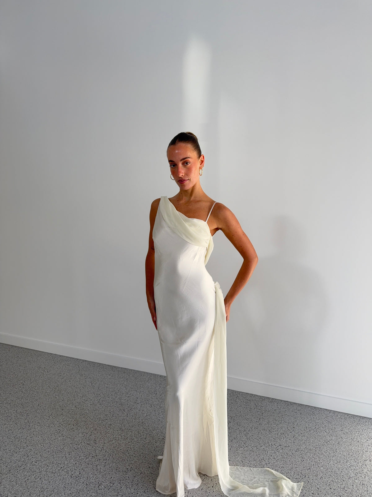 Helena Dress in White
