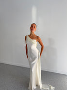 Helena Dress in White