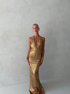 Liana Dress in Fleur Sequin
