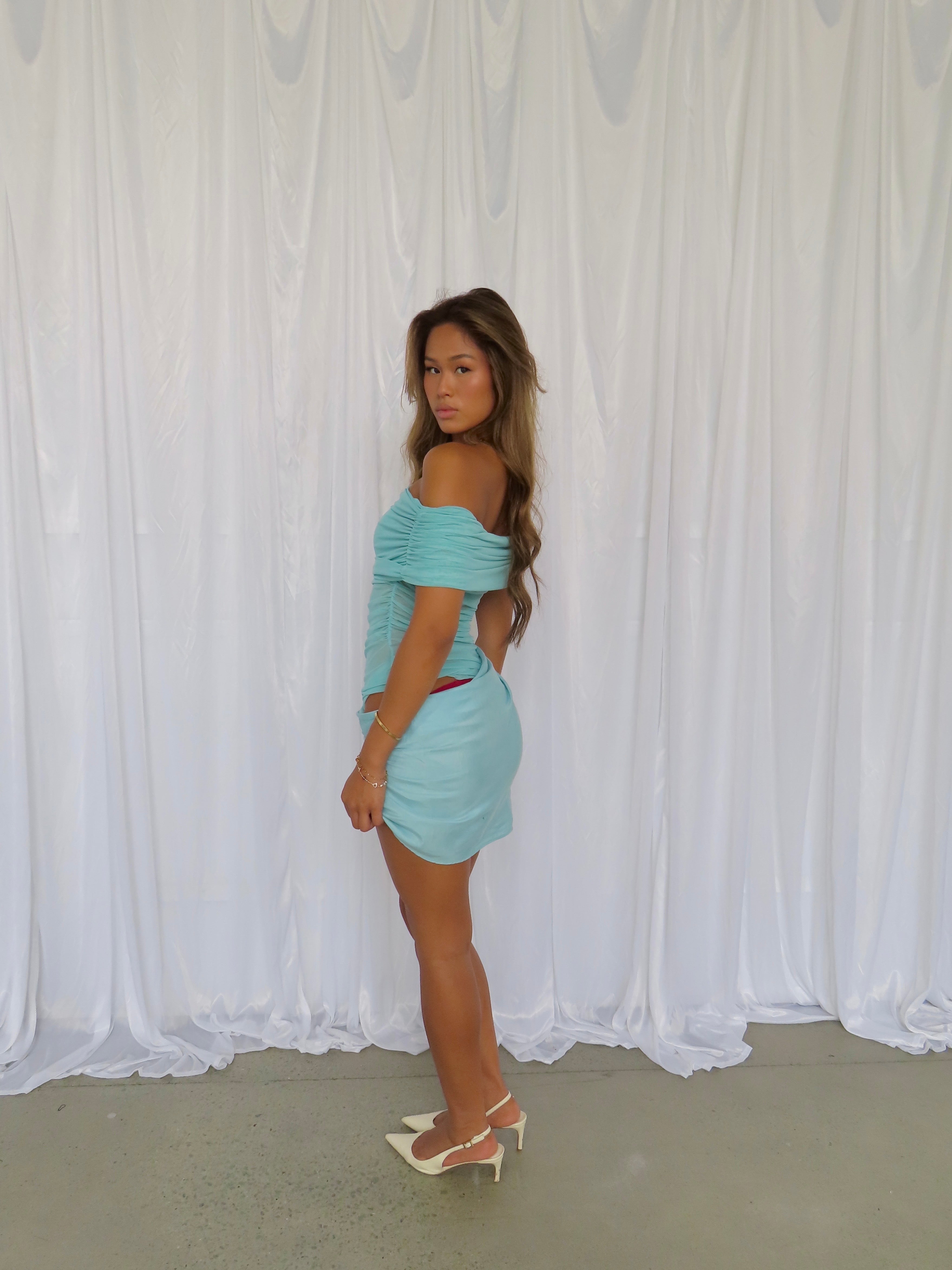 Nico Mini In Aquamarine