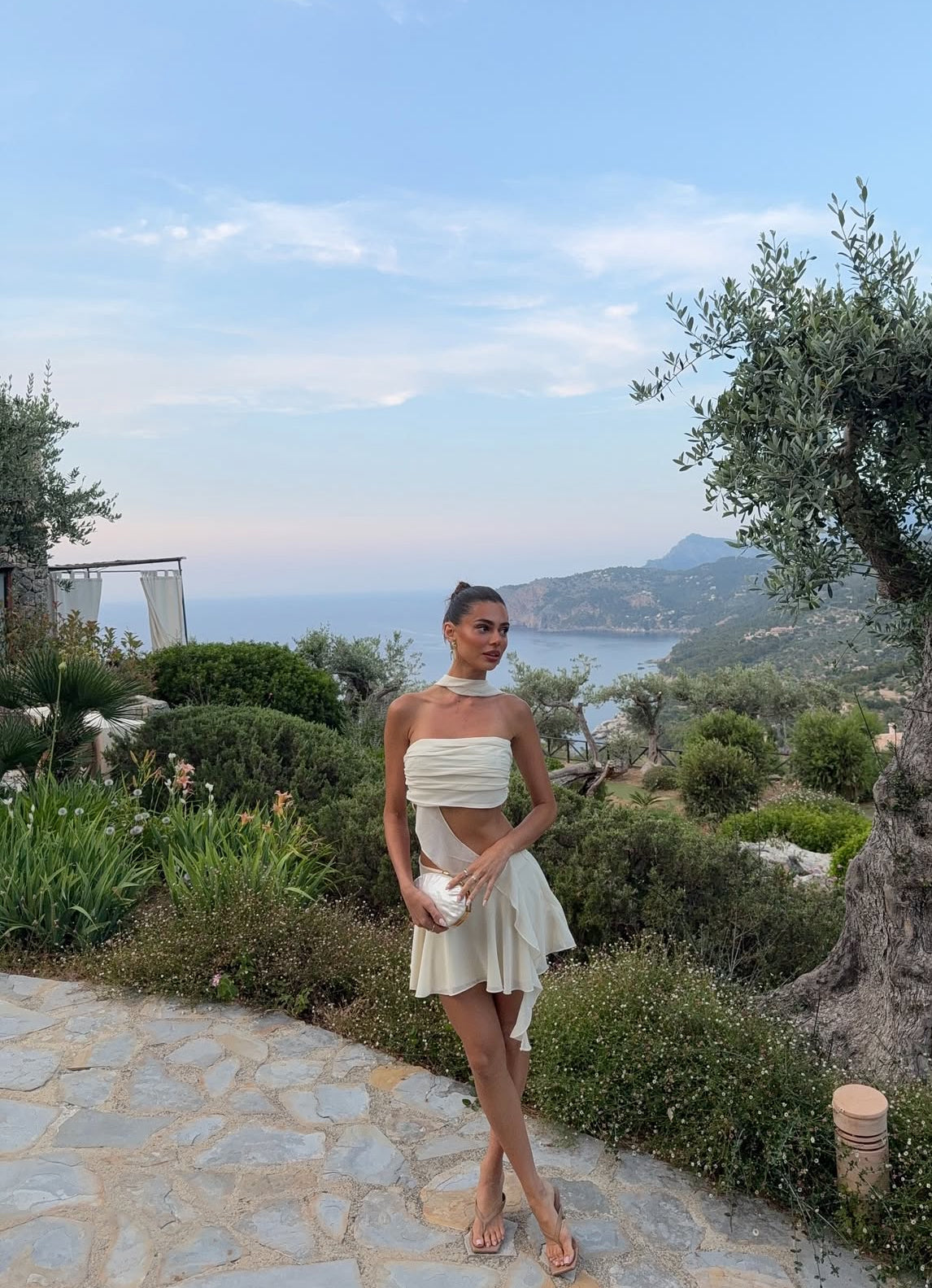 Tuli Dress In Ivory