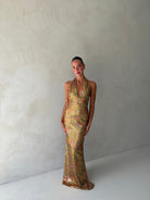Liana Dress in Fleur Sequin