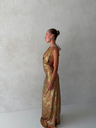 Liana Dress in Fleur Sequin