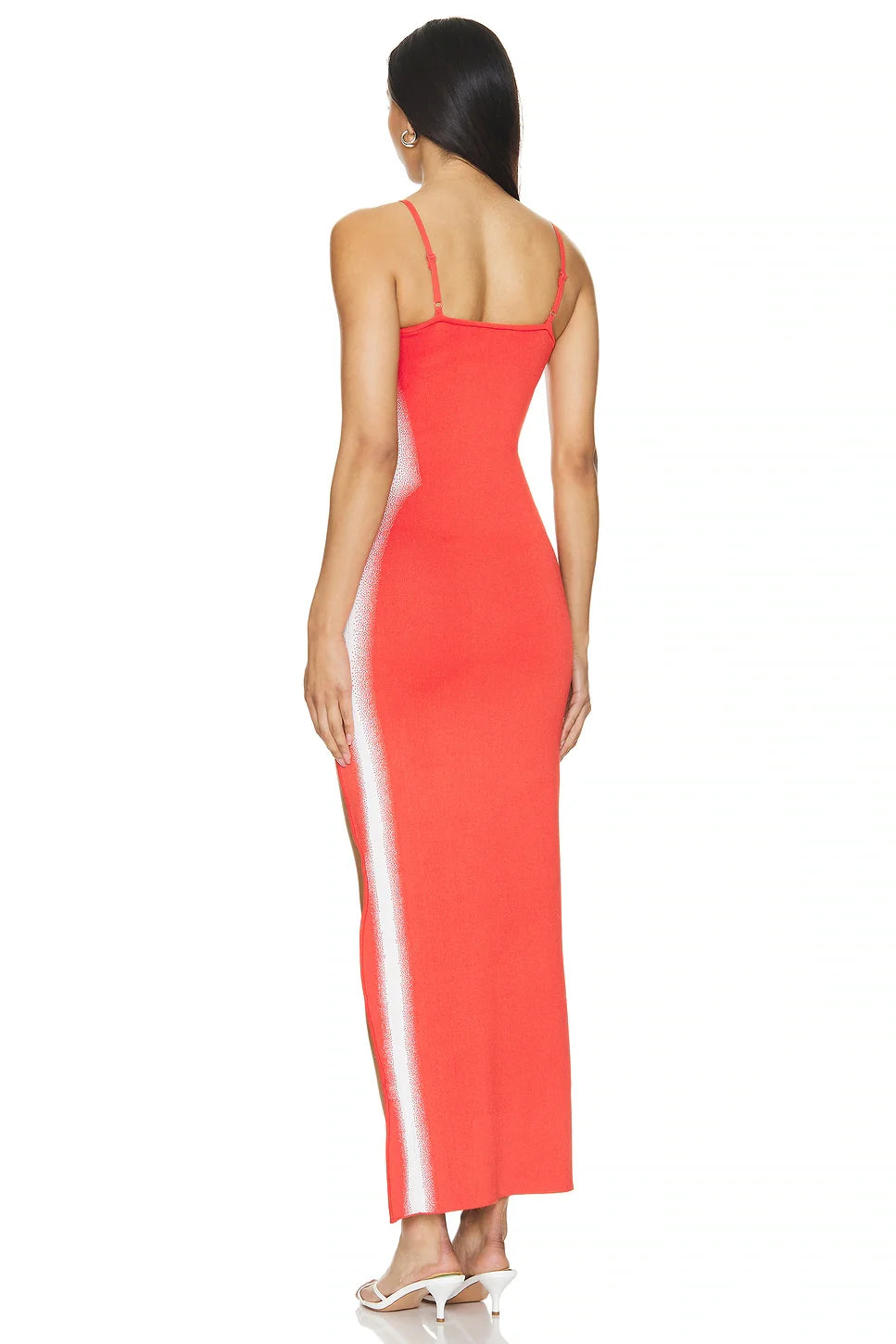 Ph5 Iris Flower Print Maxi Tank Dress in Red Tulip