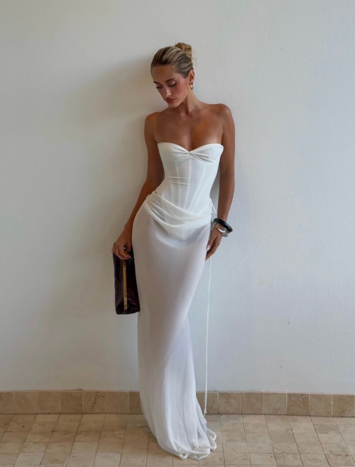 Allira Skirt In White