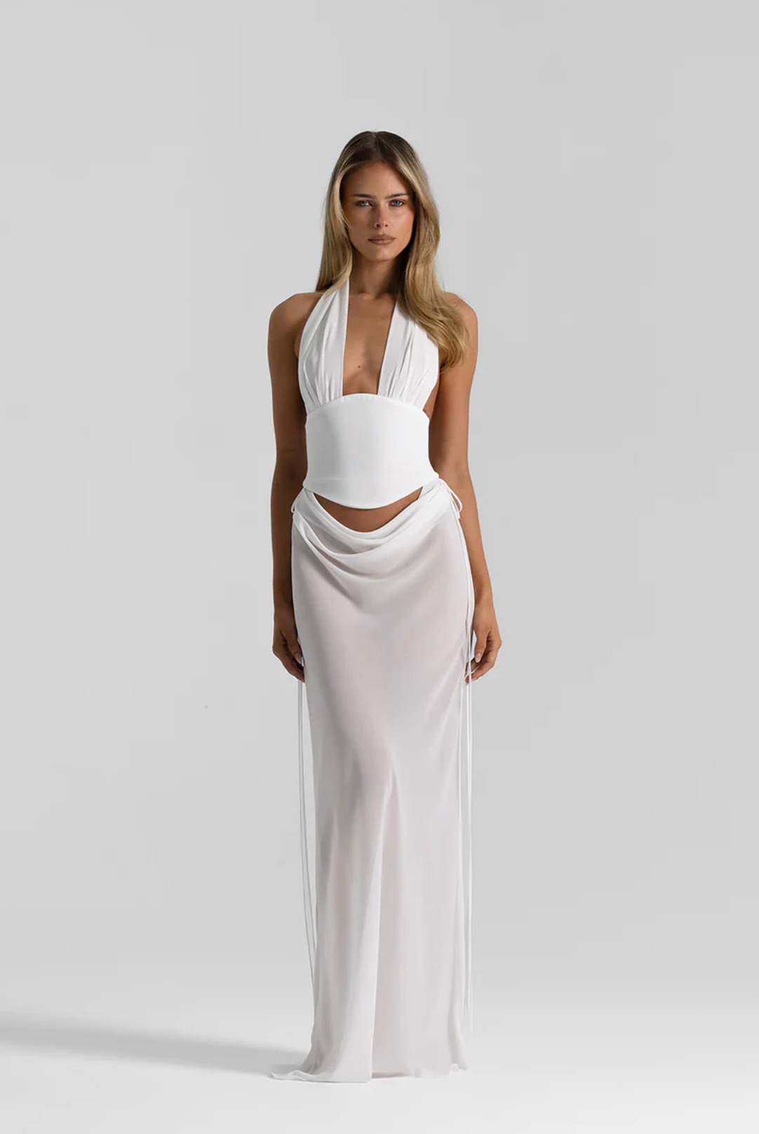 Bronte Top In White