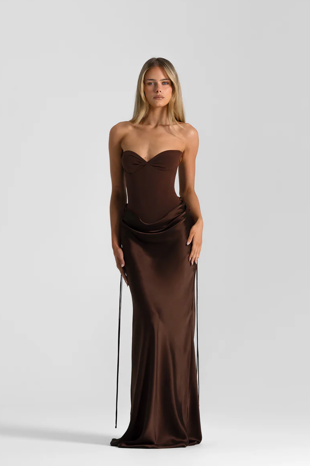 Verity Bustier In Espresso