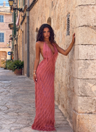 Noa Gown in Peach