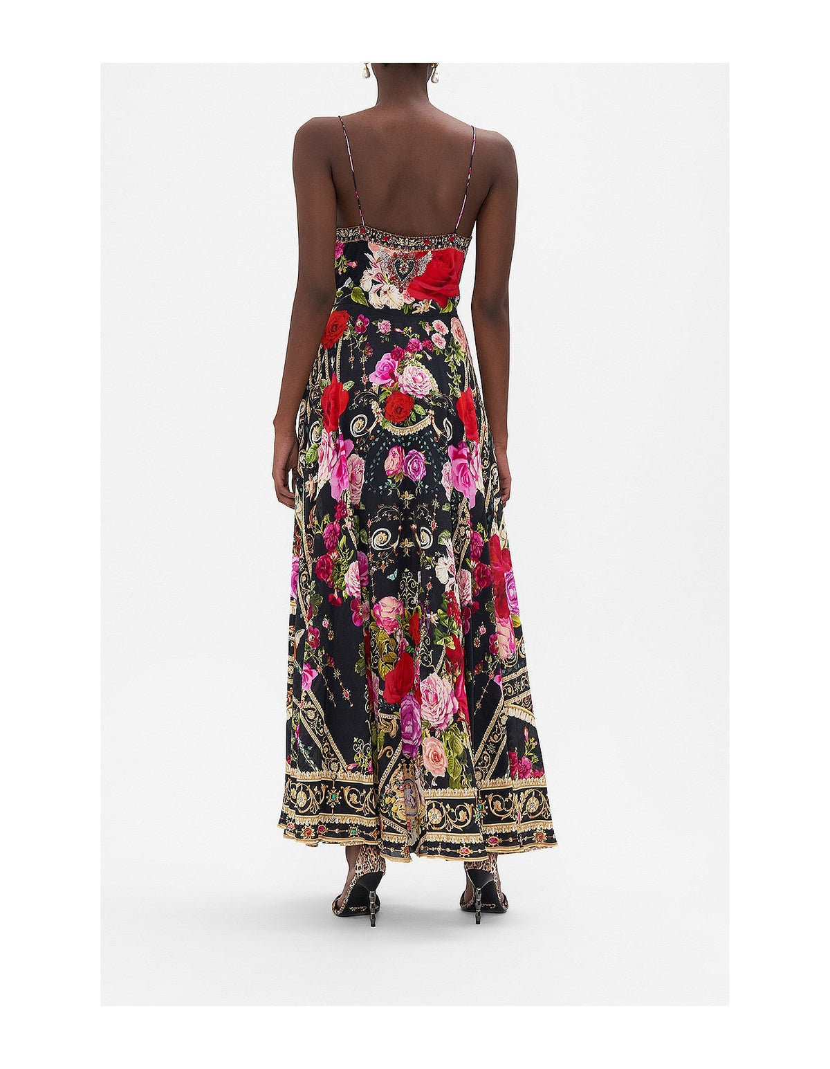 Camilla Reservation For Love Long Dress W/ Tie Front