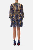 Camilla Button Front Frill Dress