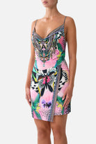 Camilla Drape Jersey Mini Dress