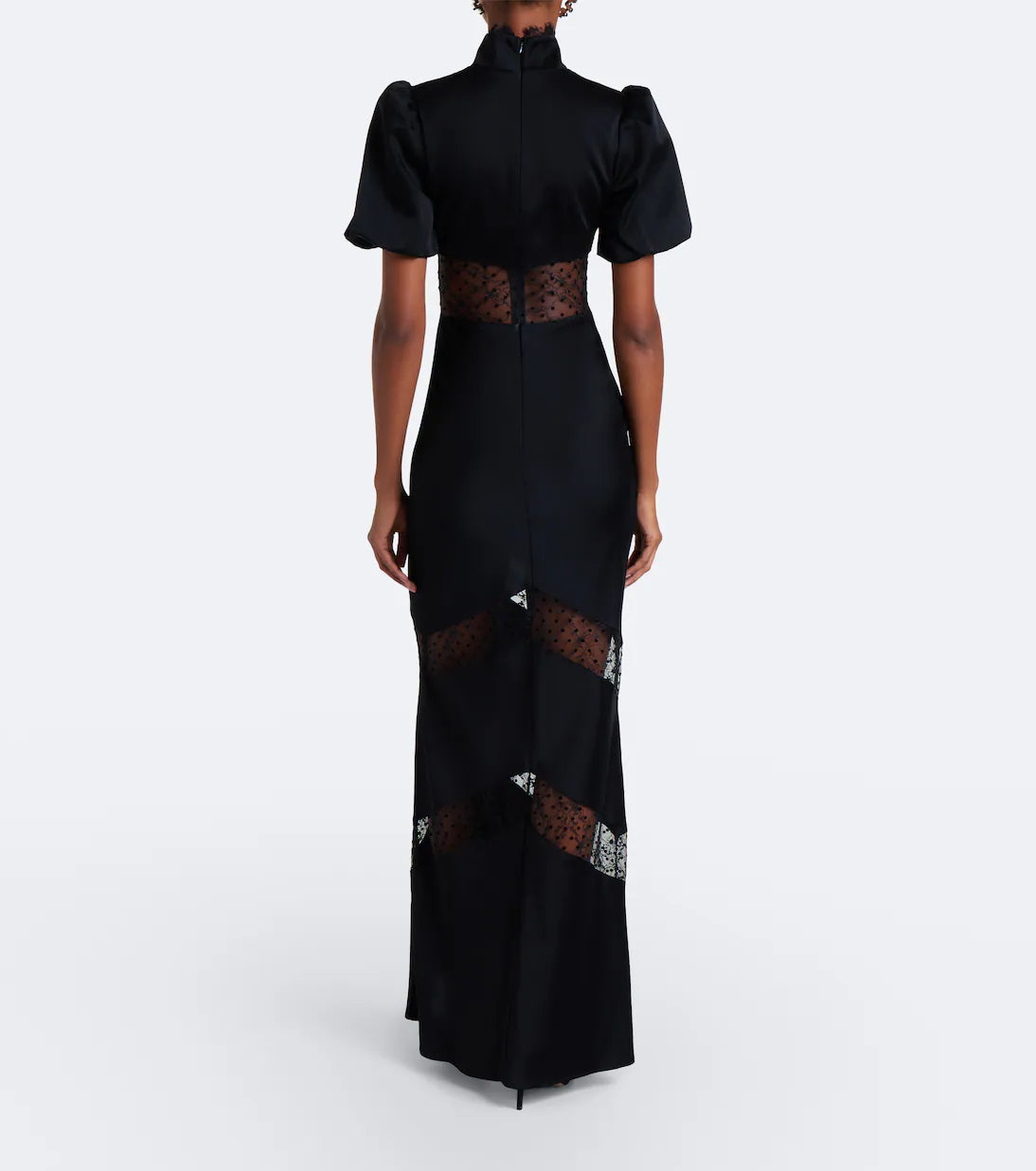 Rebecca Vallance Bow-detail embellished maxi dress