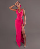 Fuchsia gown