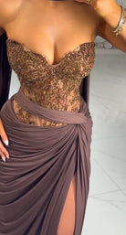 Mocha Muse Gown